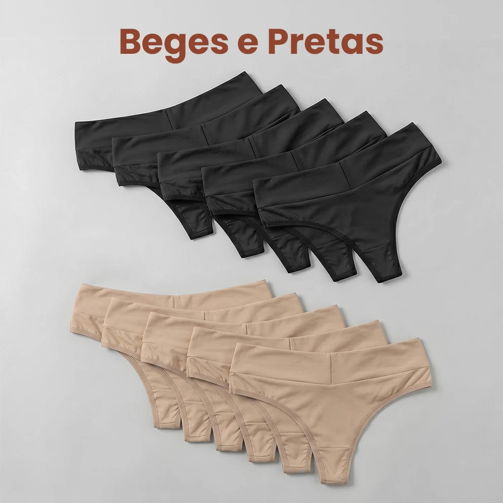 Kit 10 Calcinhas Comfy