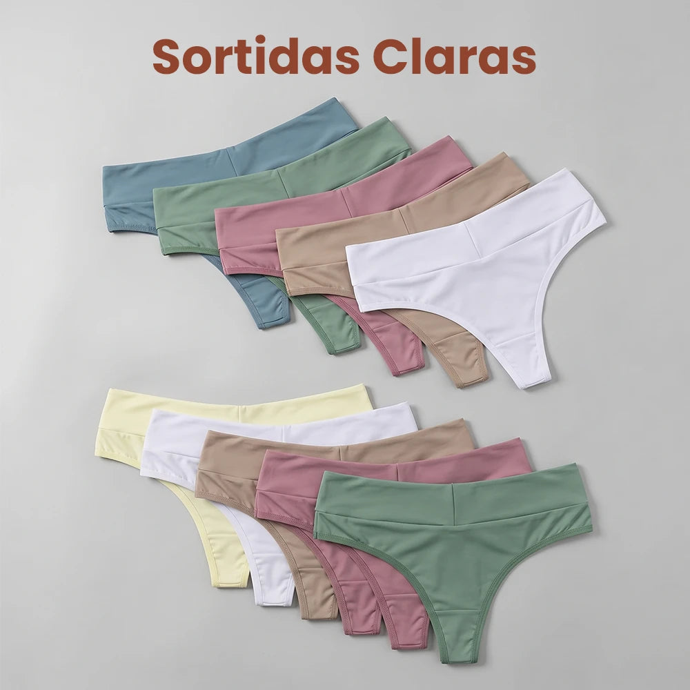 Kit 10 Calcinhas Comfy